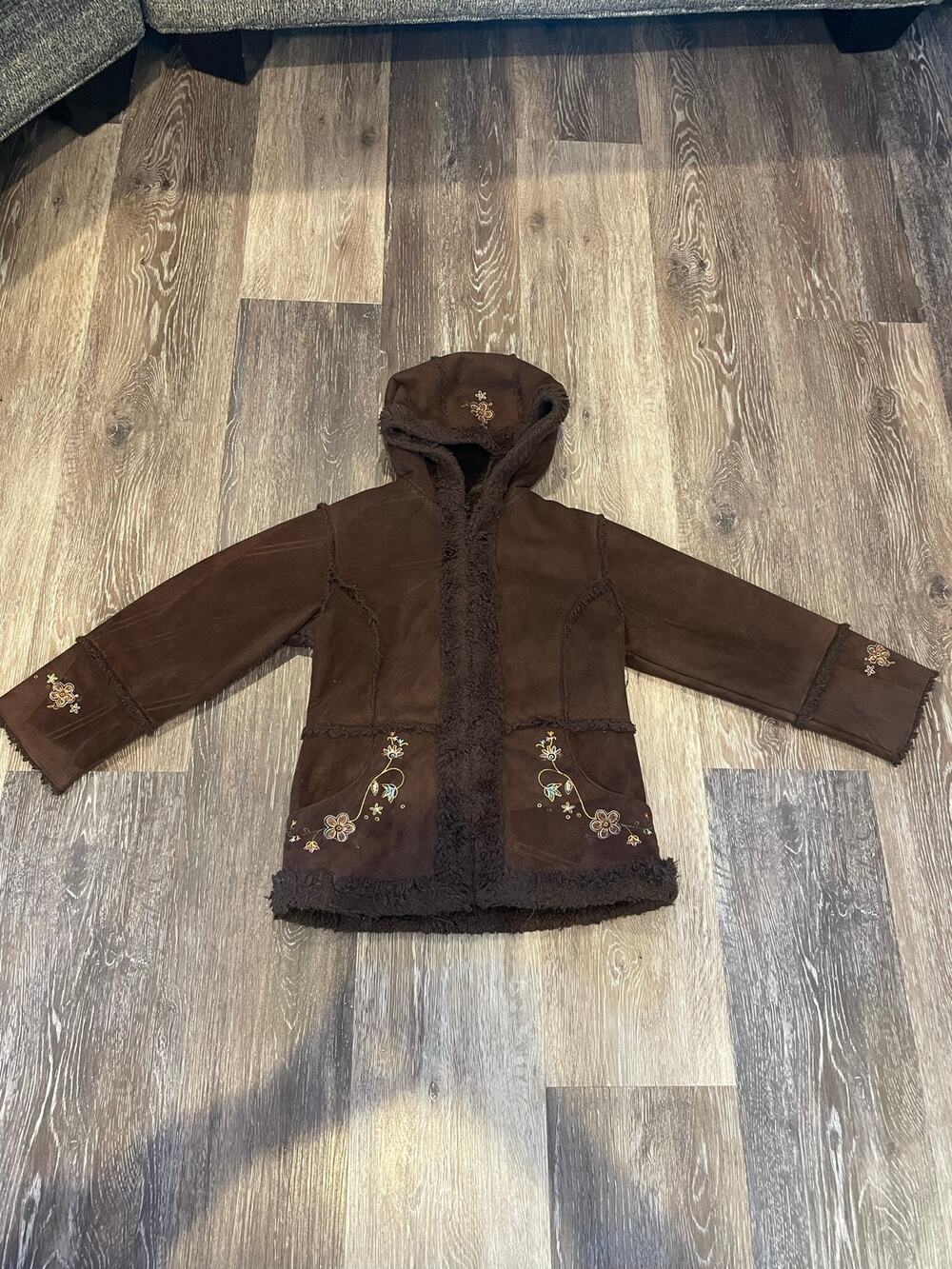 girls brown roths child penny lane jacket